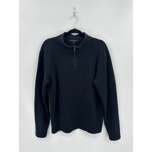 Robert Barakett Black Half Zip Pullover Size XL - Picture 3 of 7